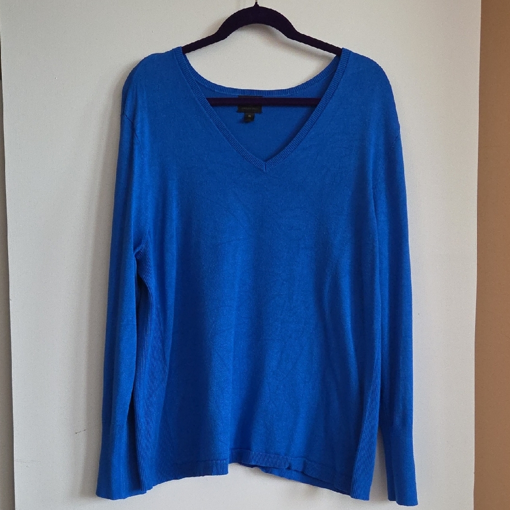 JM Collection Royal Blue Sweater